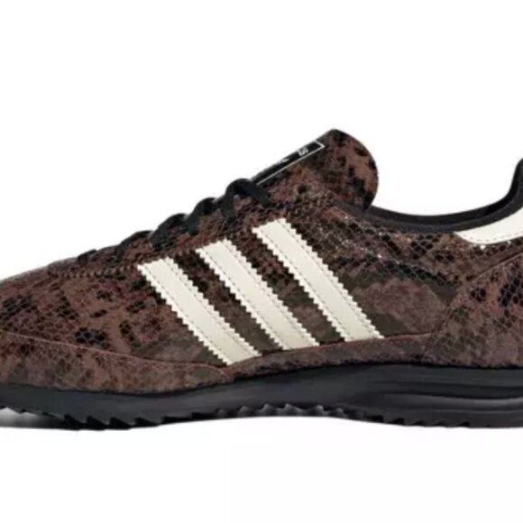 NIB adidas Originals SL 72 – Preloved Brown Snakeskin | Core Black/Cream - Picture 2 of 11